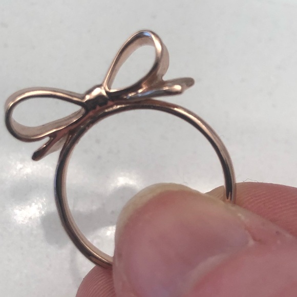 kate spade Jewelry - Kate Spade rose gold bow ring